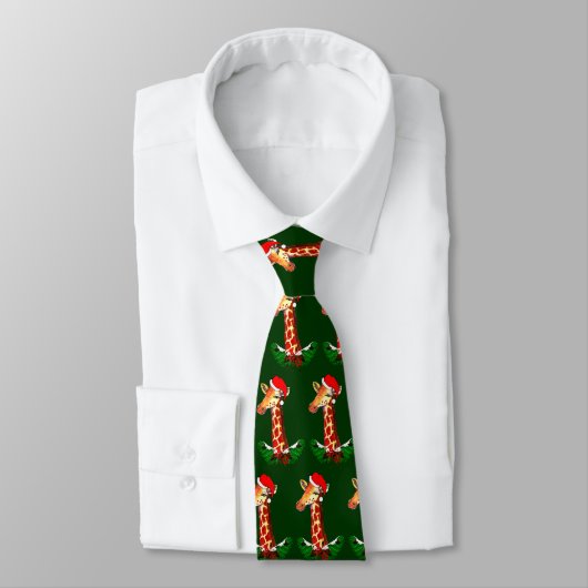 kerstGiraffe Stropdas (Gebonden)