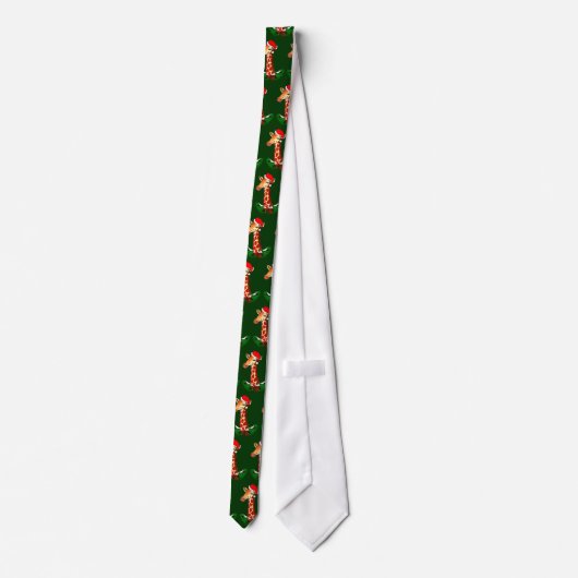 kerstGiraffe Stropdas (Achterkant)