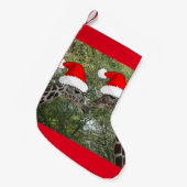 Kerstgiraffen Kleine Kerstsok (Voorkant (Hangend))