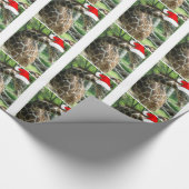 kerstGiraffes Cadeaupapier (Hoek)