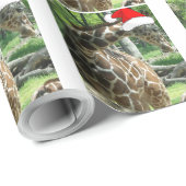 kerstGiraffes Cadeaupapier (Rol Hoek)