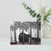 kerstgitaar feestdagenkaart (Staand voorkant)