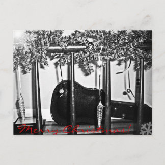 kerstgitaar feestdagenkaart