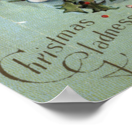 KerstgladnessIce Skating Kinder Collapse Poster (Hoek)