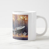 Kerstglady Joe Silver Gold sterren licht nat Grote Koffiekop (Rechts)