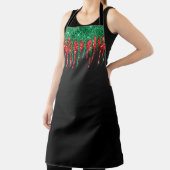 Kerstglam Glitter Driving Schort (Insitu)