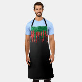 Kerstglam Glitter Driving Schort (Gedragen)