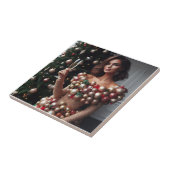kerstglamour tegeltje (Zijkant)