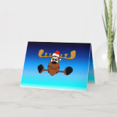 kerstglans feestdagen kaart (Voorkant)