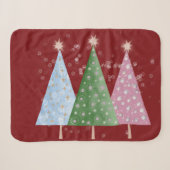 Kerstglans Sherpa Deken (Voorkant (horizontaal))