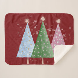 Kerstglans Sherpa Deken
