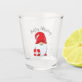 kerstglas | Kerstgnoom Shot Glas (Voorkant)