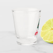 kerstglas - Laten we weg gaan Shot Glas (Links)