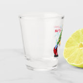 kerstglas met cadeau shot glas (Links)