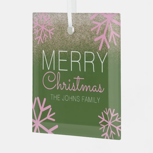 Kerstglas Ornament (Voorkant links)