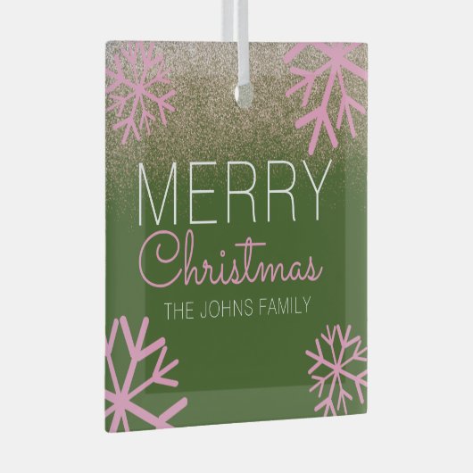 Kerstglas Ornament (Voorkant Rechts)