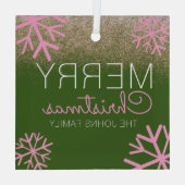 Kerstglas Ornament (Achterkant)