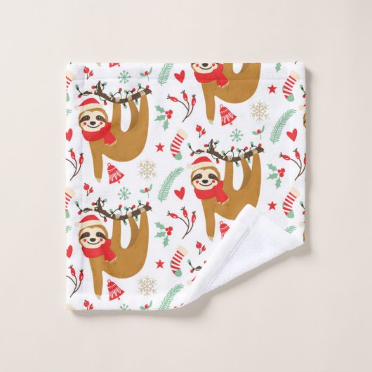 Kerstgleuf Bad Handdoek (Wasdoekje)