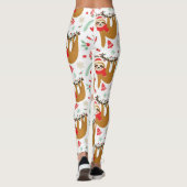 Kerstgleuf Leggings (Achterkant)