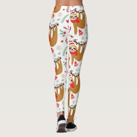 Kerstgleuf Leggings (Achterkant)