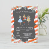 Kerstglitter Birthday Invite Nutkraker Kaart (Staand voorkant)