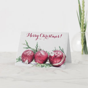 Kerstglitter-sierolie Feestdagen Kaart