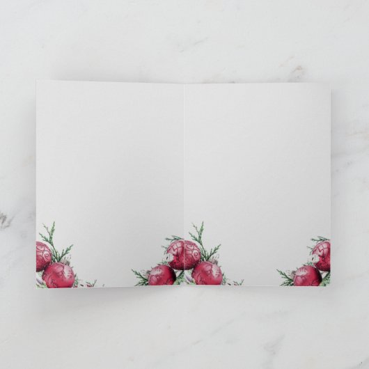 Kerstglitter-sierolie Kaart (Binnen)