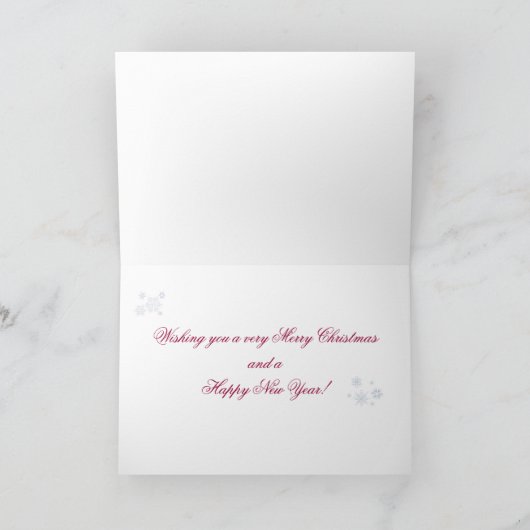 "kerstgloed"-feestkaart - Kerstmis Feestdagen Kaart (Binnen)