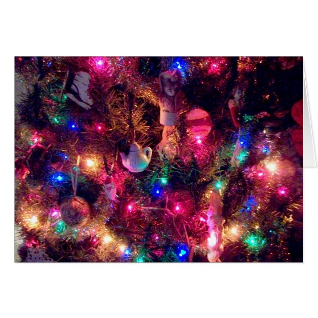 'Kerstgloed'-feestkaart - Schoonheid en Magie (Voorkant Horizontaal)