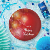 Kerstgloed hangende sterren papieren bordje (Feest)