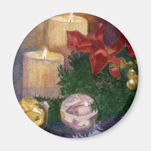 kerstgloed magneet (Voorkant)