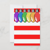 Kerstgloeilamp Fotokaart Kaart (Achterkant)