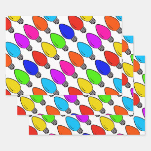 kerstgloeilampen Verpakkingsbladen Inpakpapier Vel