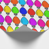  kerstgloeilampen Verpakkingspapier Cadeaupapier (Hoek)