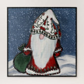 KERSTGNOME LEGPUZZEL (Verticaal)