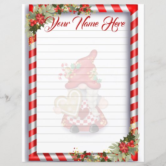 Kerstgnome Lined (Voorkant)