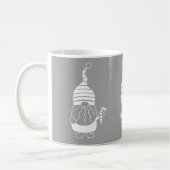 Kerstgnome modern scandi-decor koffiemok (Links)