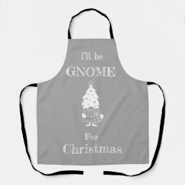 Kerstgnome modern scandi-decor schort