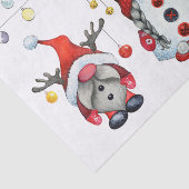 Kerstgnome Rudolph Deer Tissuepapier (Detail)
