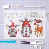 Kerstgnome Rudolph Deer Tissuepapier (Craft)