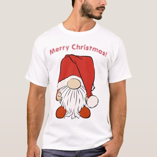 Kerstgnome T-Shirt (Voorkant)