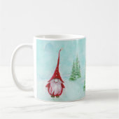 Kerstgnome Whimsical Koffiemok (Links)