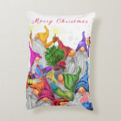 Kerstgnomen Accent Pillow Gift Kussen (Achterkant (Verticaal))