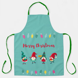 Kerstgnomen Apron Schort