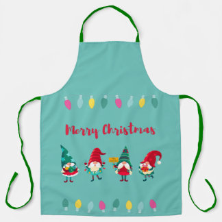 Kerstgnomen Apron Schort