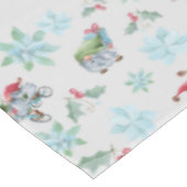 Kerstgnomen bij het spelen tafelkleed (Gekanteld)