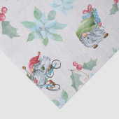 Kerstgnomen bij het spelen tissuepapier (Detail)