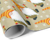 Kerstgnomen Cadeaupapier (Rol Hoek)