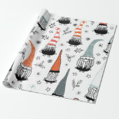 Kerstgnomen Cadeaupapier (Uitgerold)