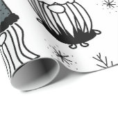 Kerstgnomen Cadeaupapier (Rol Hoek)